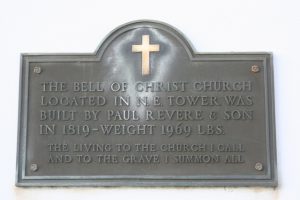 Christ Church Revere Bell Plaque