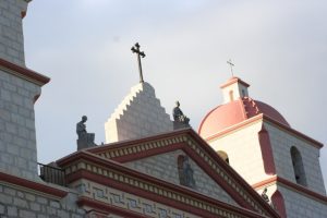 Facade of Mission Santa Barbara